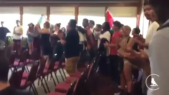 Anti-Israel Students Disrupt Talk by Jerusalem Mayor at SFSU.mp4_#17